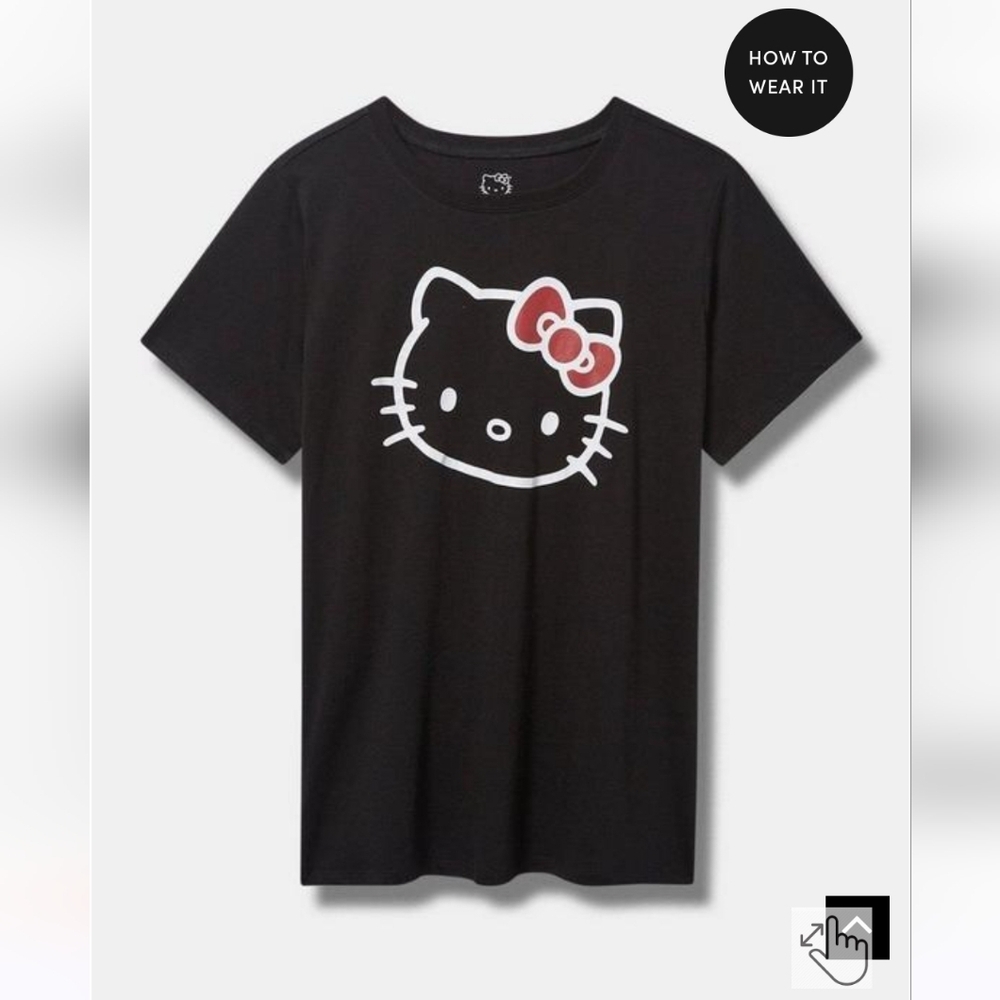 🆕️🐱HELLO KITTY CLASSIC FIT COTTON CREW TEE🐱
